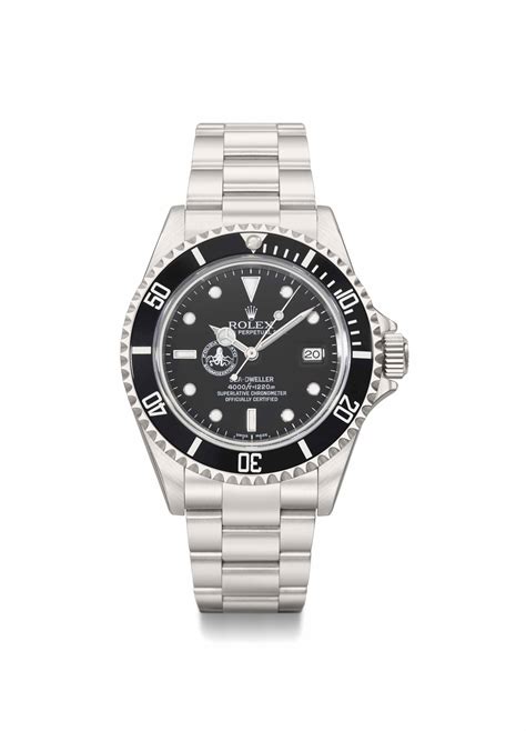 Rolex. An extremely rare stainless steel limited edition automatic 